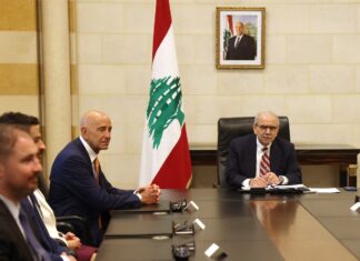 Hezbollah needs to see a future, says US envoy Barrack in Beirut Lebanese Prime Minister Nawaf Salam (right) meets with US envoy Thomas Barrack in Beirut on July 7, 2025. Photo by Ibrahim/AFP via Getty Images.